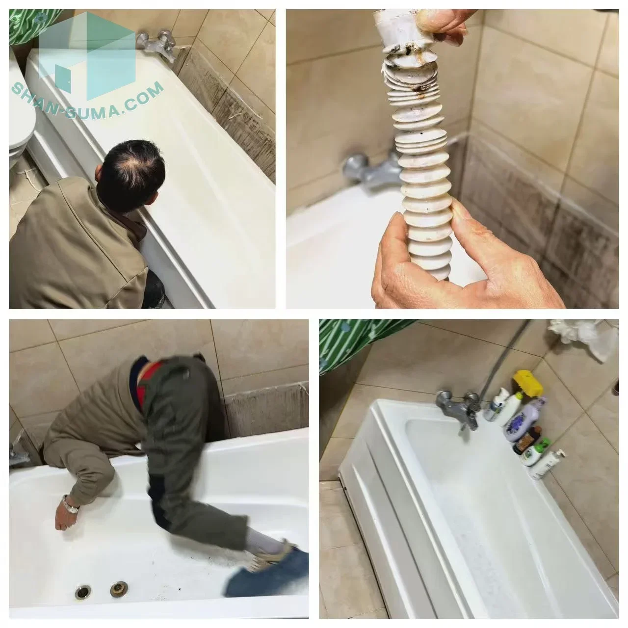 【2026-4-6|修繕対応】浴槽排水管の破損に伴う交換対応